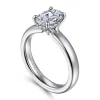 Online Gabriel & Co. Neema - 14K White Gold Oval Diamond Engagement Ring