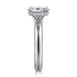 Online Gabriel & Co. Neema - 14K White Gold Oval Diamond Engagement Ring