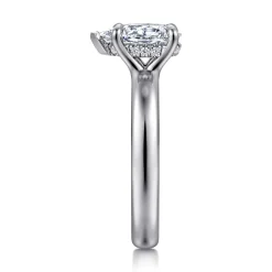 Sale Gabriel & Co. Neema - 18K White Gold Pear Shape Diamond Engagement Ring