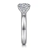Hot Gabriel & Co. Neema - 14K White Gold Round Diamond Engagement Ring