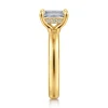 Best Gabriel & Co. Neema - 18K Yellow Gold Emerald Cut Diamond Engagement Ring