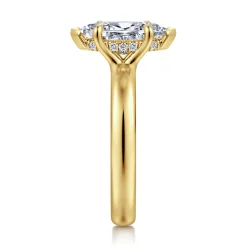 Hot Gabriel & Co. Neema - 14K Yellow Gold Marquise Shape Diamond Engagement Ring