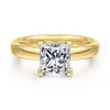 Hot Gabriel & Co. Neema - 14K Yellow Gold Princess Cut Diamond Engagement Ring