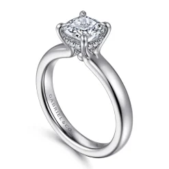 Outlet Gabriel & Co. Neema - Platinum Cushion Cut Shape Diamond Engagement Ring