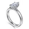 Outlet Gabriel & Co. Neema - Platinum Marquise Shape Diamond Engagement Ring