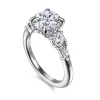 Online Gabriel & Co. Nella - 14K White Gold Five Stone Round Diamond Engagement Ring