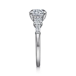 Online Gabriel & Co. Nella - 14K White Gold Five Stone Round Diamond Engagement Ring