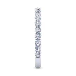 Gabriel & Co. Nimes - 14K White Gold Round 21 Stone Diamond Anniversary Band - 0.7 ct