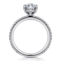 Online Gabriel & Co. Noa - 14K White Gold Marquise Shape Diamond Engagement Ring