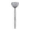 Online Gabriel & Co. Noa - 14K White Gold Princess Cut Diamond Engagement Ring