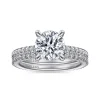 Best Gabriel & Co. Noa - 14K White Gold Round Diamond Engagement Ring
