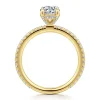 New Gabriel & Co. Noa - 14K Yellow Gold Oval Diamond Engagement Ring
