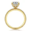 Outlet Gabriel & Co. Noa - 14K Yellow Gold Princess Cut Diamond Engagement Ring