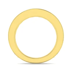 Hot Gabriel & Co. Padua - 14K Yellow Gold Micro Pave Set Diamond Anniversary Band - 2 ct