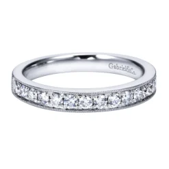 Outlet Gabriel & Co. Padua - Platinum Diamond Anniversary Band - 0.5 ct