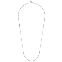 Best Gabriel & Co. Paperclip Necklace 925 Sterling Silver Link