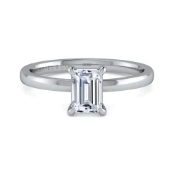 Clearance Gabriel & Co. Paula - 14K White Gold Emerald Cut Diamond Engagement Ring