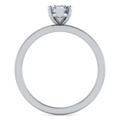 Discount Gabriel & Co. Paula - 14K White Gold Marquise Shape Diamond Engagement Ring