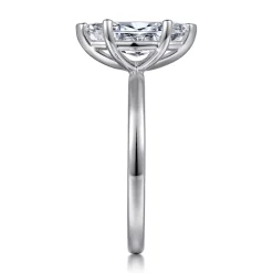 Clearance Gabriel & Co. Paula - 14K White Gold Marquise Shape Diamond Engagement Ring