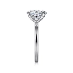 Outlet Gabriel & Co. Paula - 14K White Gold Oval Diamond Engagement Ring