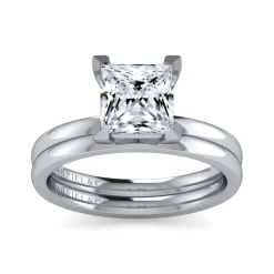 Online Gabriel & Co. Paula - 14K White Gold Princess Cut Diamond Engagement Ring