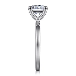 Sale Gabriel & Co. Paula - 14K White Gold Princess Cut Diamond Engagement Ring