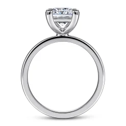 Sale Gabriel & Co. Paula - 14K White Gold Princess Cut Diamond Engagement Ring