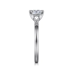 Sale Gabriel & Co. Paula - 14K White Gold Princess Cut Diamond Engagement Ring