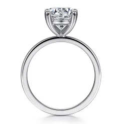 Sale Gabriel & Co. Paula - 14K White Gold Round Diamond Engagement Ring