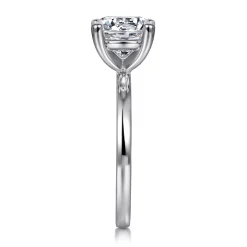 Sale Gabriel & Co. Paula - 14K White Gold Round Diamond Engagement Ring