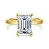 Outlet Gabriel & Co. Paula - 14K Yellow Gold Emerald Cut Diamond Engagement Ring