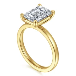 Outlet Gabriel & Co. Paula - 14K Yellow Gold Emerald Cut Diamond Engagement Ring