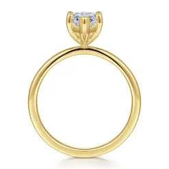Sale Gabriel & Co. Paula - 14K Yellow Gold Marquise Shape Diamond Engagement Ring
