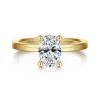 Online Gabriel & Co. Paula - 14K Yellow Gold Oval Diamond Engagement Ring