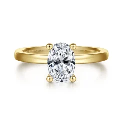 Online Gabriel & Co. Paula - 14K Yellow Gold Oval Diamond Engagement Ring