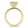 Best Gabriel & Co. Paula - 14K Yellow Gold Princess Cut Diamond Engagement Ring