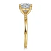 Outlet Gabriel & Co. Paula - 14K Yellow Gold Round Diamond Engagement Ring