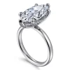 Clearance Gabriel & Co. Peace - 14K White Gold Marquise Shape Diamond Engagement Ring
