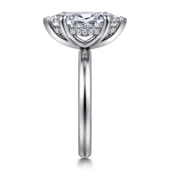 Discount Gabriel & Co. Peace - 14K White Gold Marquise Shape Diamond Engagement Ring