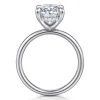 Online Gabriel & Co. Peace - 14K White Gold Oval Diamond Engagement Ring