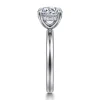 Outlet Gabriel & Co. Peace - 14K White Gold Round Diamond Engagement Ring