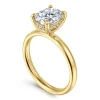 Gabriel & Co. Peace - 14K Yellow Gold Elongated Cushion Diamond Engagement Ring