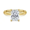Sale Gabriel & Co. Peace - 14K Yellow Gold Radiant Diamond and Engagement Ring