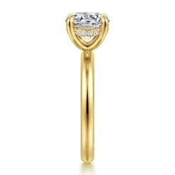 Online Gabriel & Co. Peace - 14K Yellow Gold Round Diamond Engagement Ring