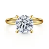 Outlet Gabriel & Co. Peace - 14K Yellow Gold Round Diamond Engagement Ring