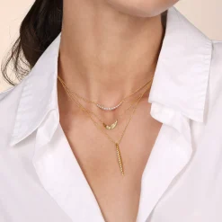 Sale Gabriel & Co. Pendant Necklace Angel Wings 14K Yellow Gold