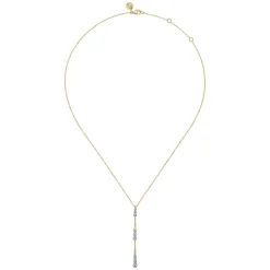 Discount Gabriel & Co. Pendant Necklace Drop 14K Yellow Gold Diamond 0.35ct