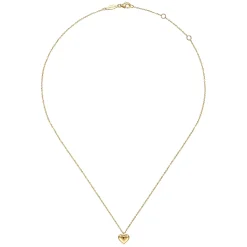 Hot Gabriel & Co. Pendant Necklace Heart 14K Yellow Gold