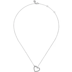 New Gabriel & Co. Pendant Necklace Heart 925 Sterling Silver Bujukan