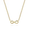 Gabriel & Co. Pendant Necklace Infinity 14K Yellow Gold